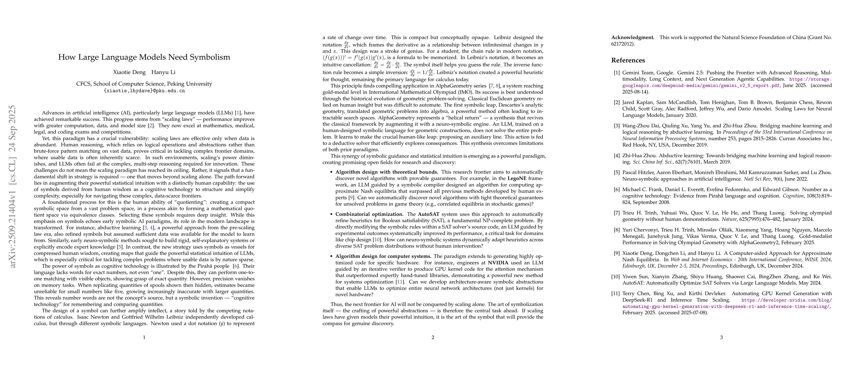 Thumbnail for How Large Language Models Need Symbolism