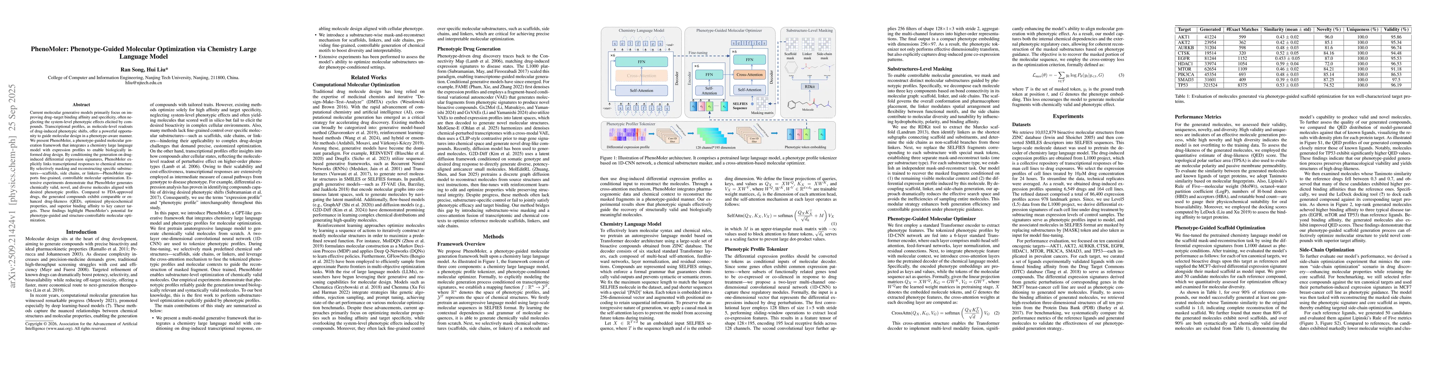 Thumbnail for PhenoMoler: Phenotype-Guided Molecular Optimization via Chemistry Large
  Language Model