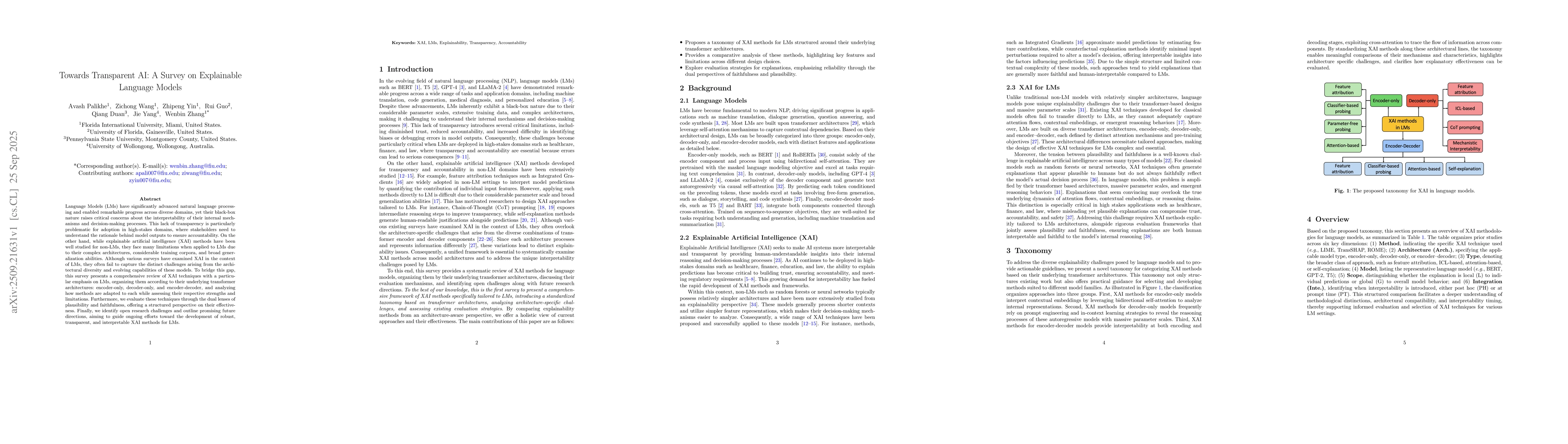 Thumbnail for Towards Transparent AI: A Survey on Explainable Language Models