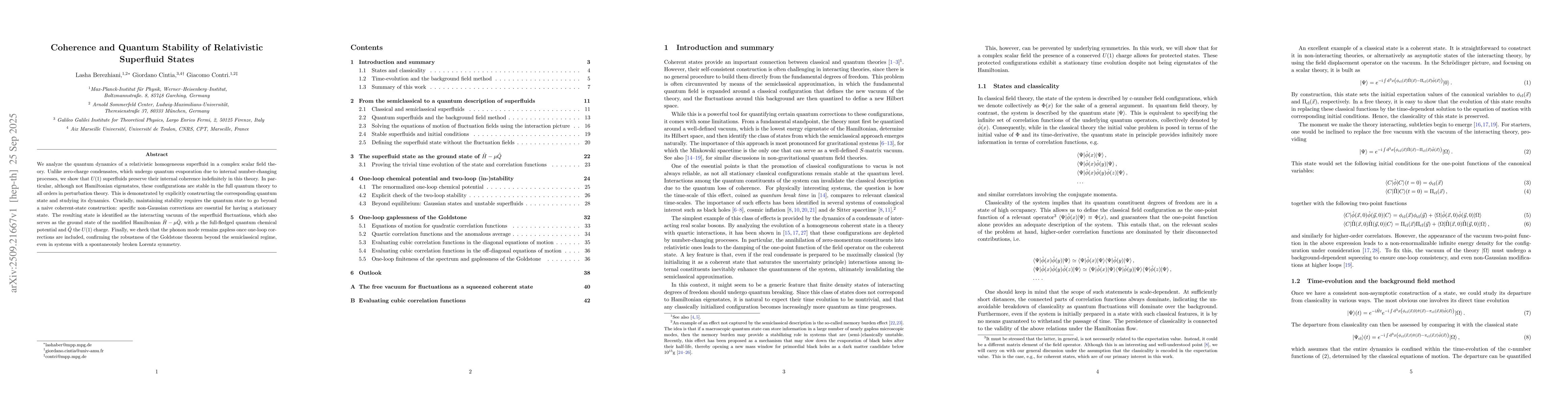 Thumbnail for Coherence and Quantum Stability of Relativistic Superfluid States