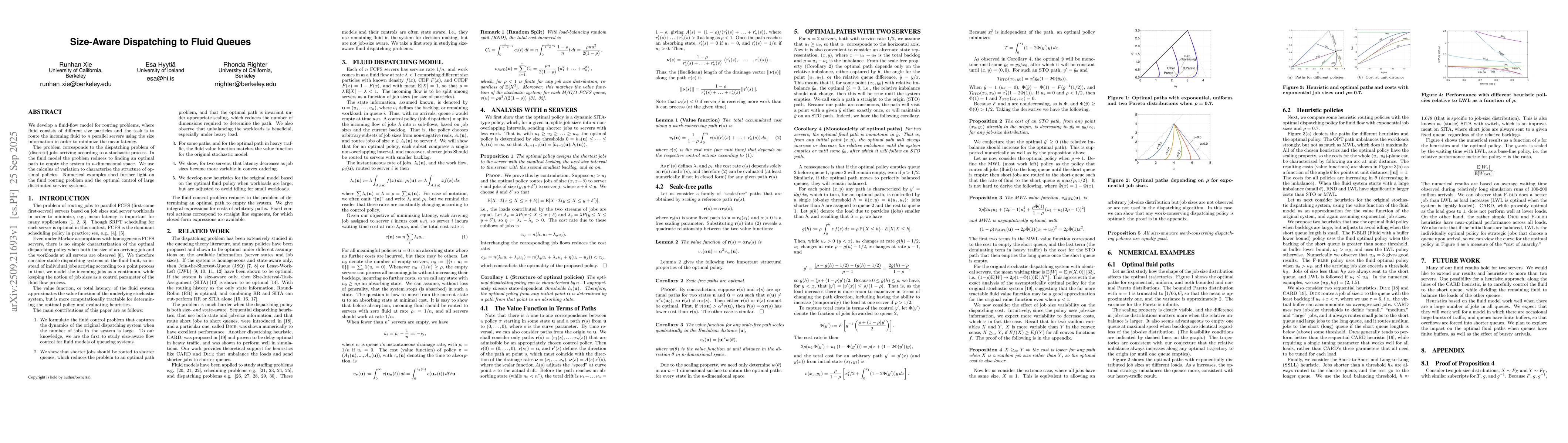 Thumbnail for Size-Aware Dispatching to Fluid Queues