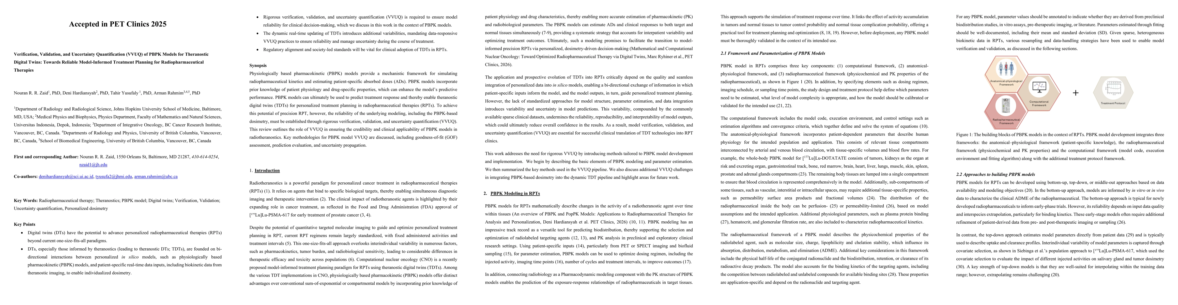 Thumbnail for Verification, Validation, and Uncertainty Quantification (VVUQ) of PBPK
  Models for Theranostic Digital Twins: Towards Reliable Model-Informed
  Treatment Planning for Radiopharmaceutical Therapies