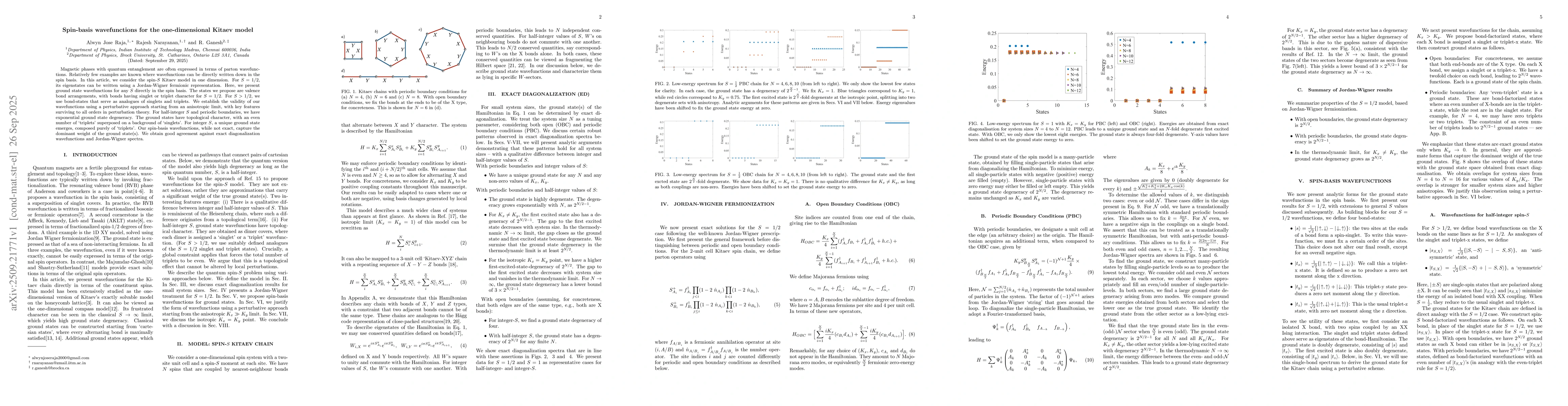 Thumbnail for Spin-basis wavefunctions for the one-dimensional Kitaev model
