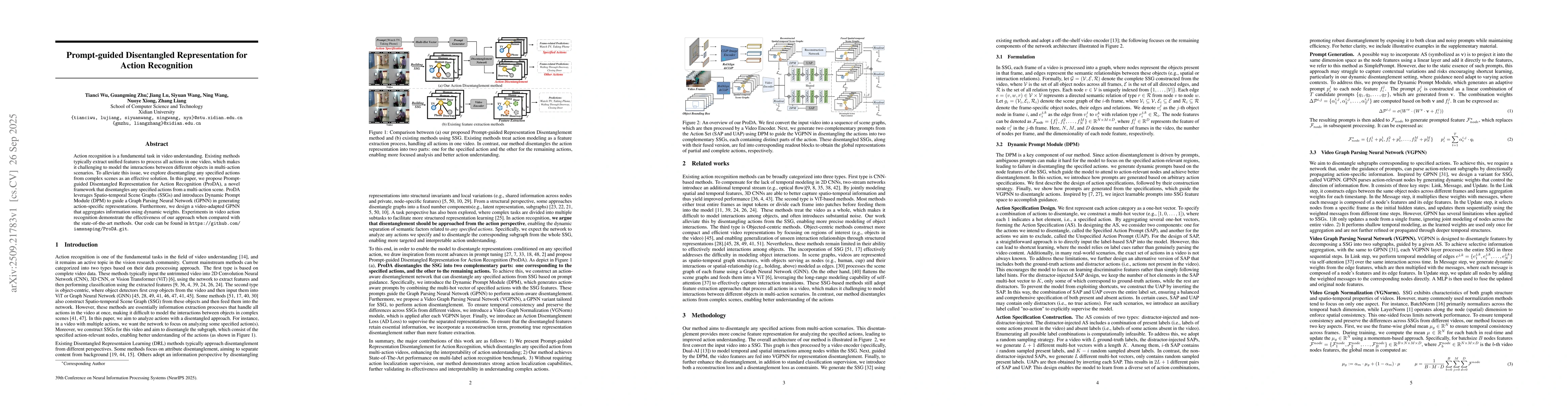 Thumbnail for Prompt-guided Representation Disentanglement for Action Recognition