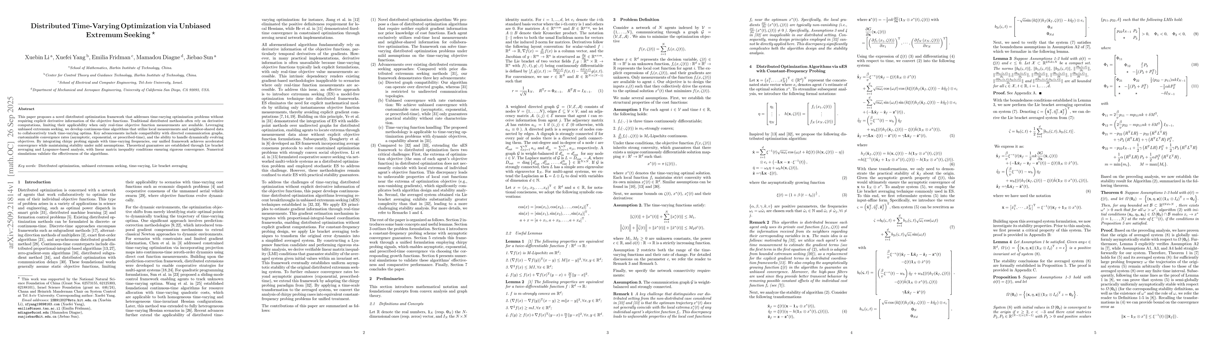 Thumbnail for Distributed Time-Varying Optimization via Unbiased Extremum Seeking