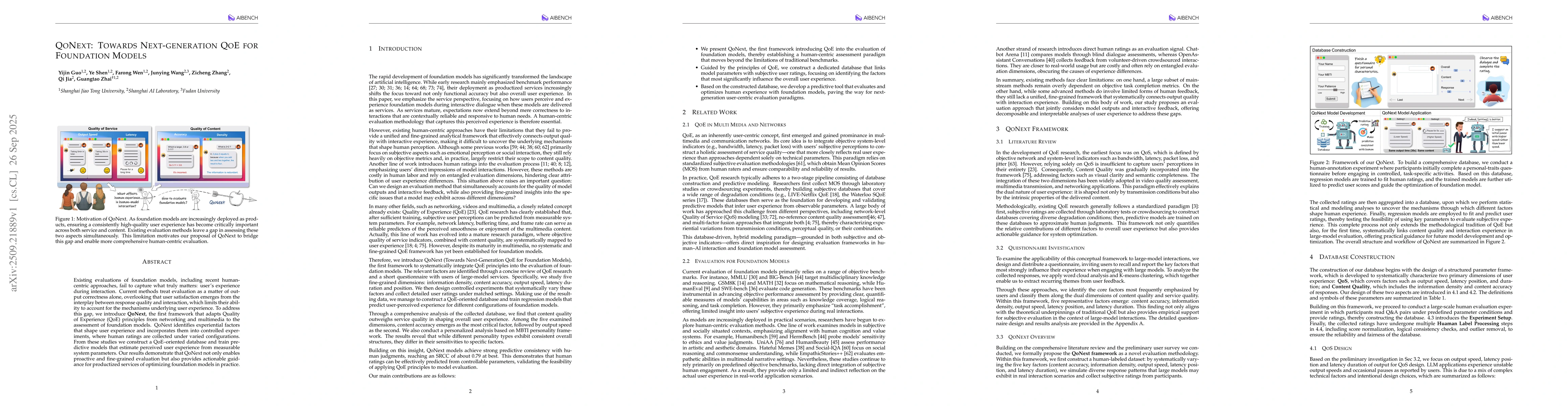 Thumbnail for QoNext: Towards Next-generation QoE for Foundation Models