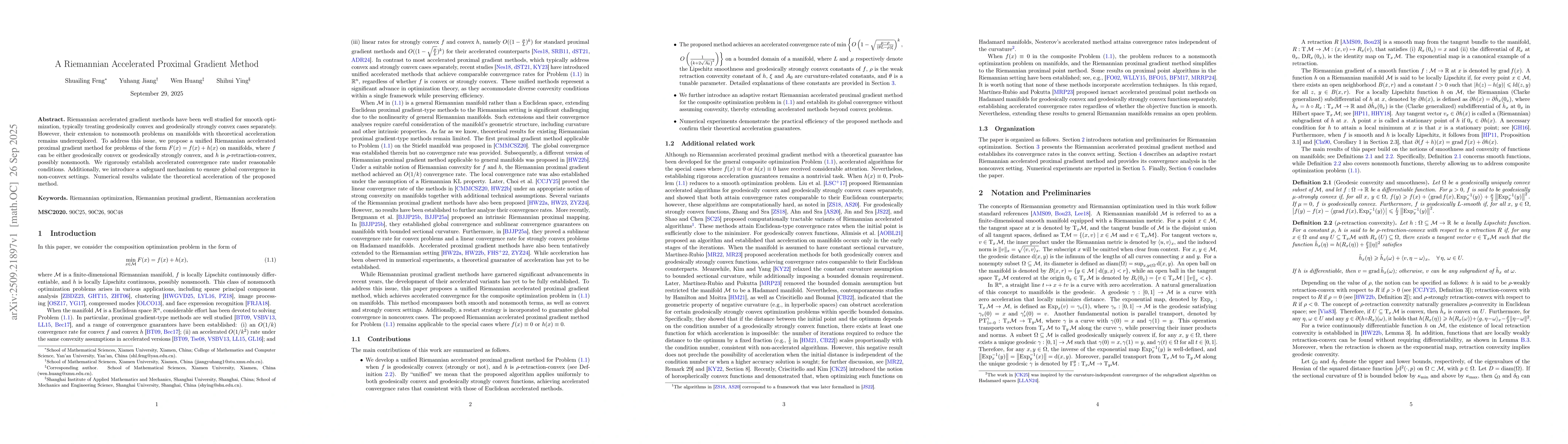 Thumbnail for A Riemannian Accelerated Proximal Gradient Method