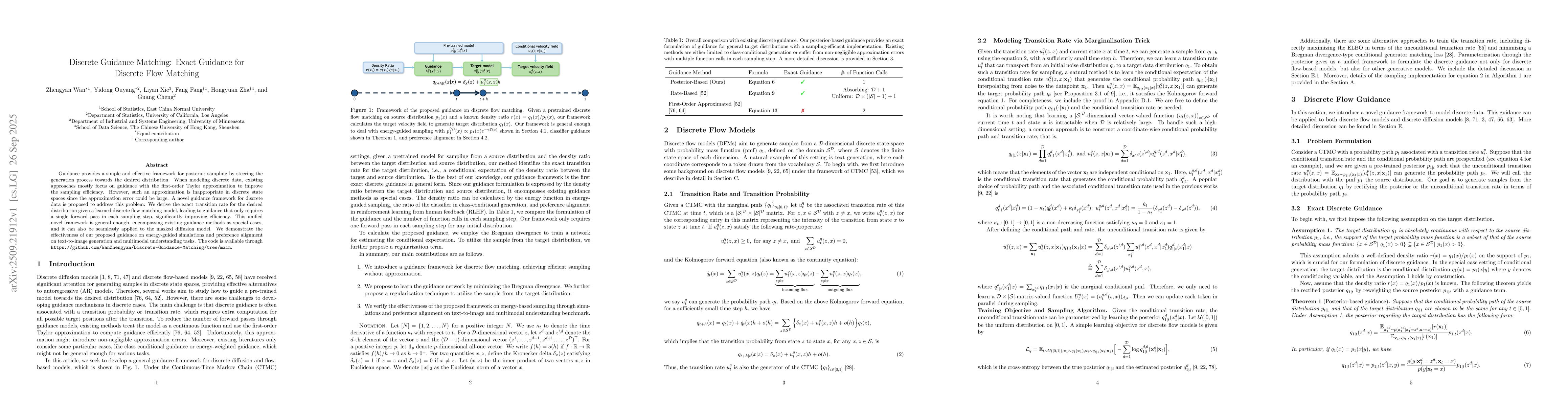 Thumbnail for Discrete Guidance Matching: Exact Guidance for Discrete Flow Matching