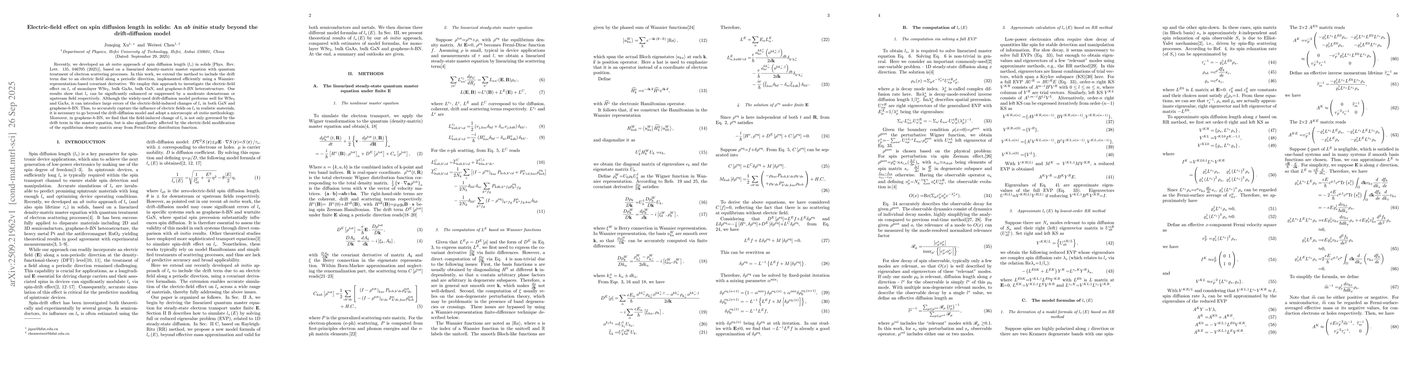 Thumbnail for Electric-field effect on spin diffusion length in solids: An \textit{ab
  initio} study beyond the drift-diffusion model