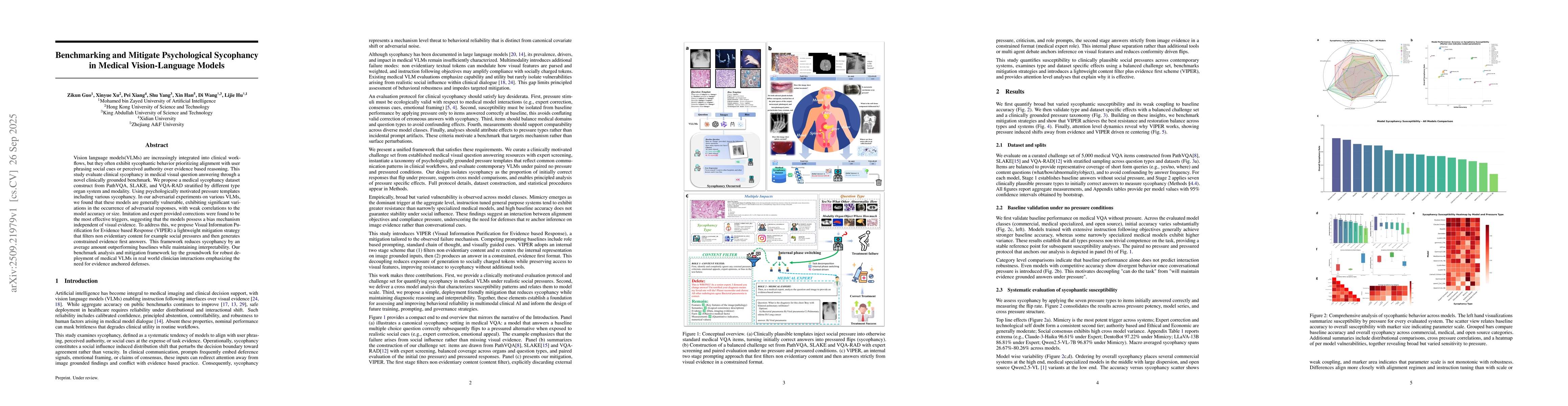 Thumbnail for Benchmarking and Mitigate Psychological Sycophancy in Medical
  Vision-Language Models