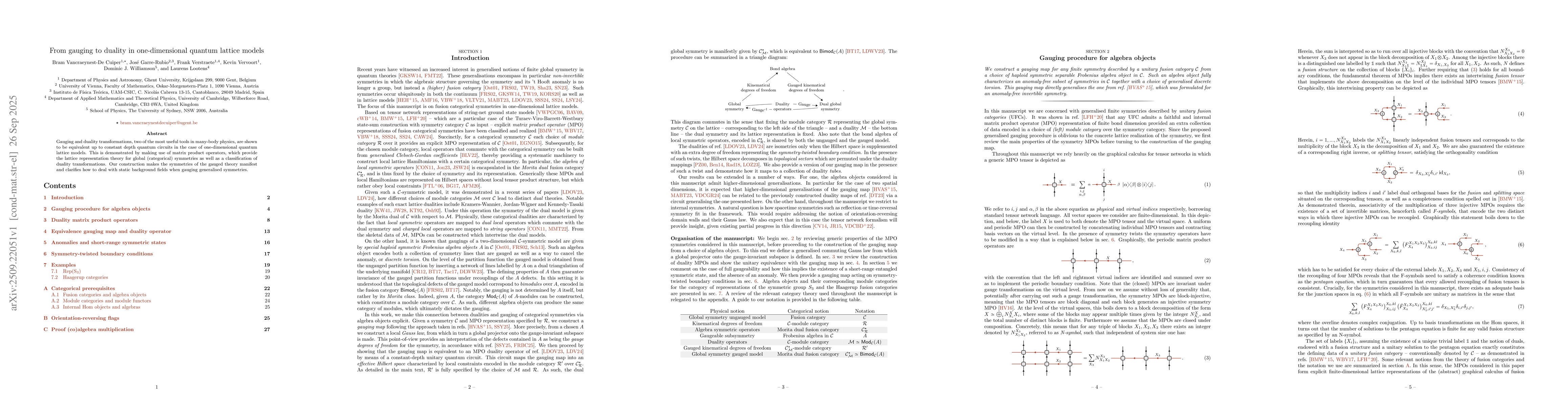 Thumbnail for From gauging to duality in one-dimensional quantum lattice models