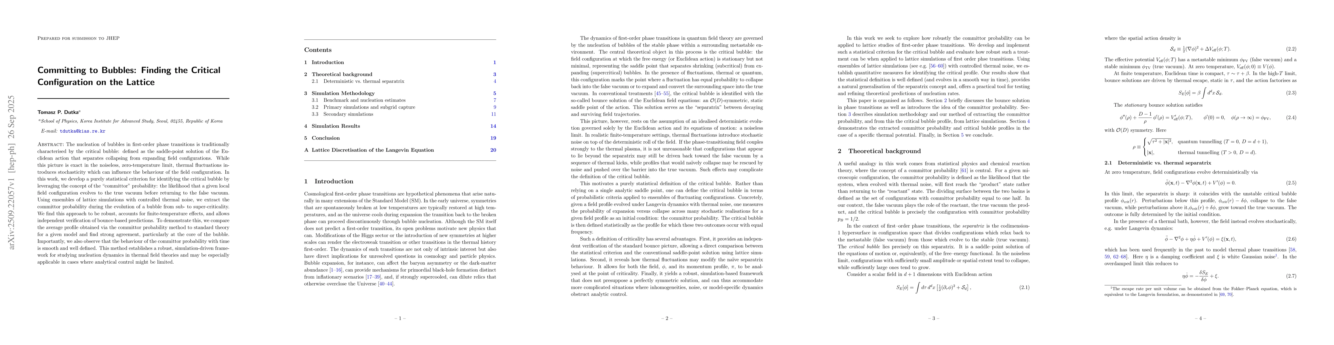 Thumbnail for Committing to Bubbles: Finding the Critical Configuration on the Lattice