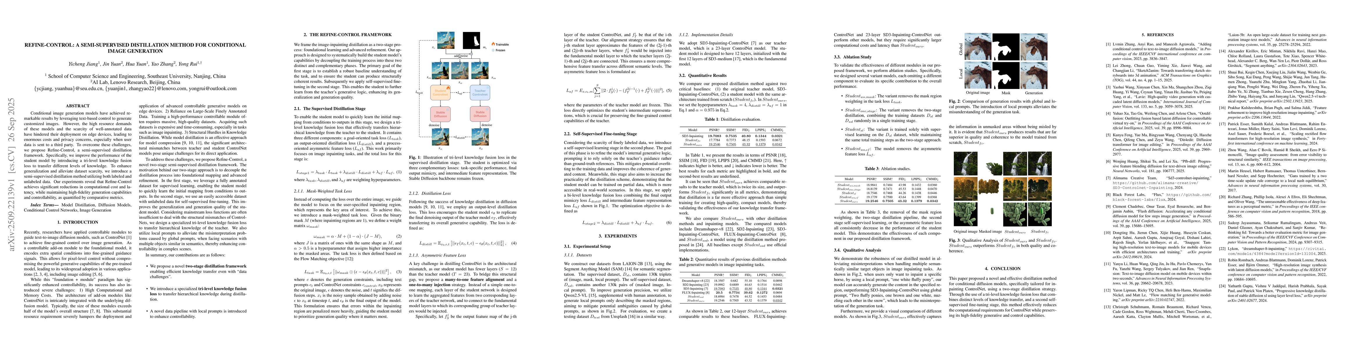 Thumbnail for REFINE-CONTROL: A Semi-supervised Distillation Method For Conditional
  Image Generation