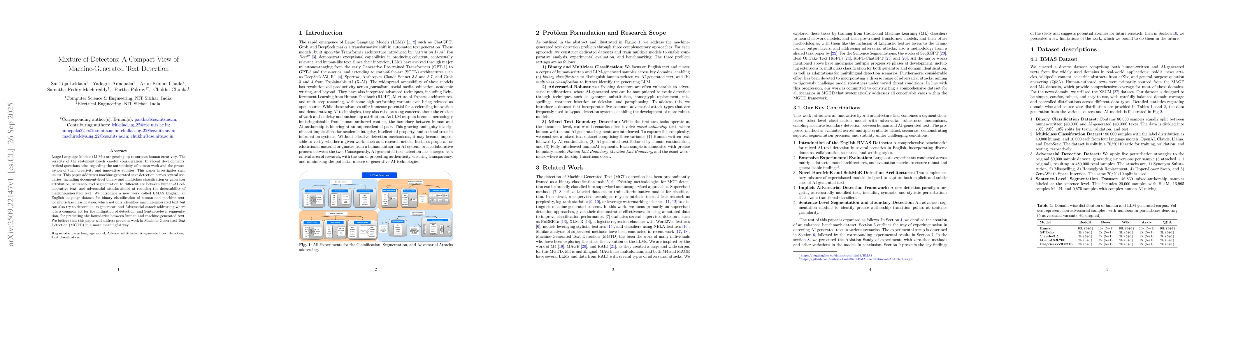 Thumbnail for Mixture of Detectors: A Compact View of Machine-Generated Text Detection