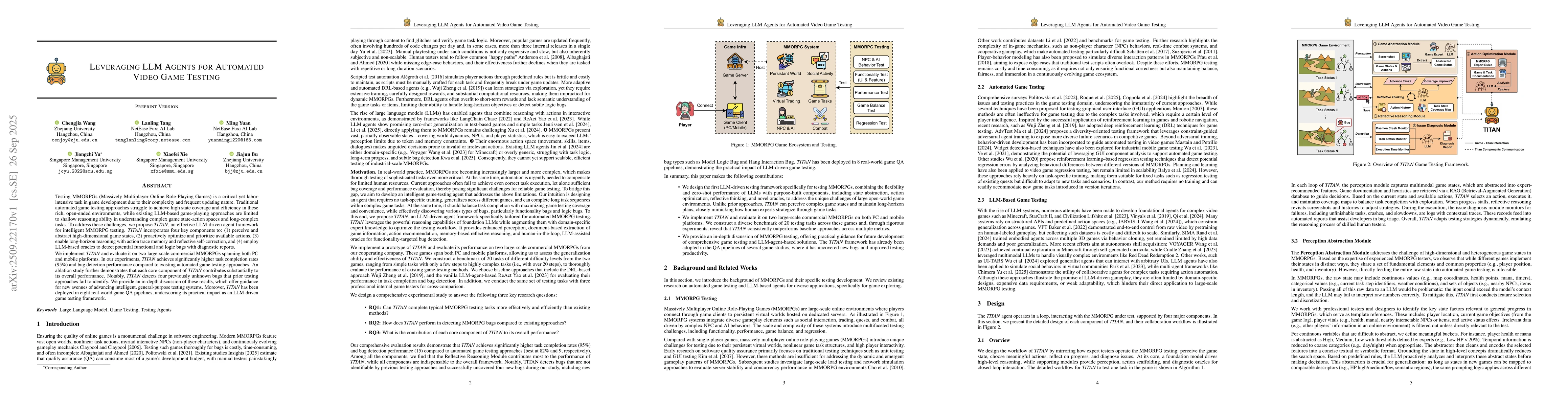 Thumbnail for Leveraging LLM Agents for Automated Video Game Testing