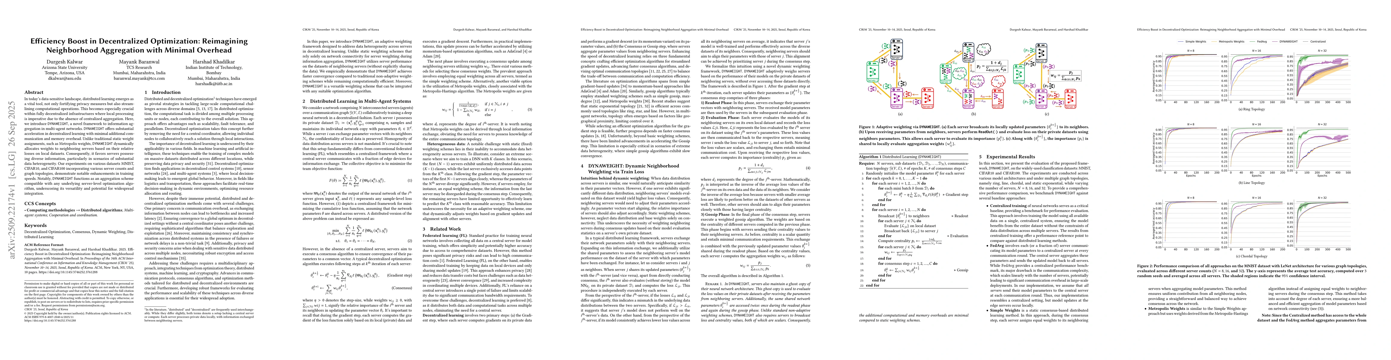 Thumbnail for Efficiency Boost in Decentralized Optimization: Reimagining Neighborhood
  Aggregation with Minimal Overhead