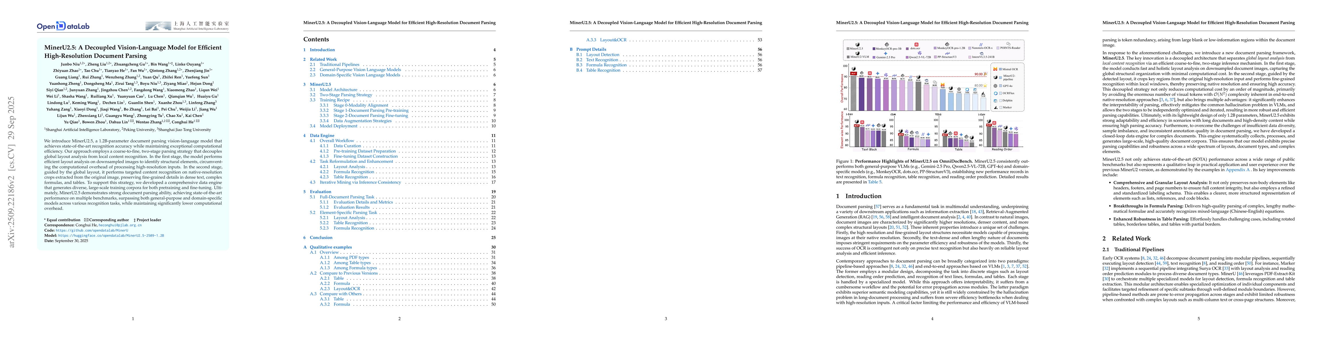 Thumbnail for MinerU2.5: A Decoupled Vision-Language Model for Efficient
  High-Resolution Document Parsing