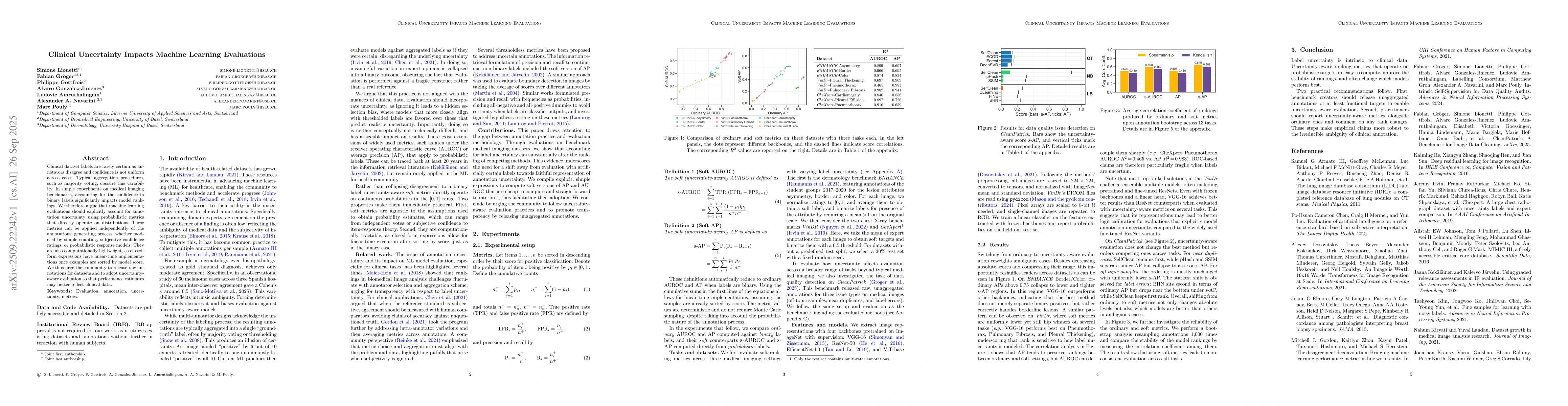 Thumbnail for Clinical Uncertainty Impacts Machine Learning Evaluations