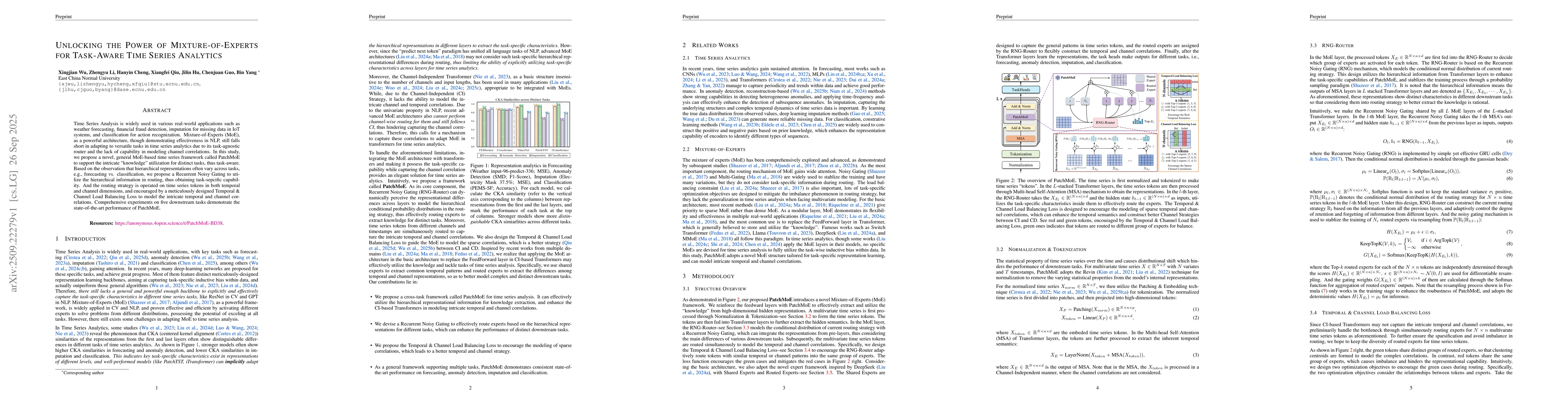 Thumbnail for Unlocking the Power of Mixture-of-Experts for Task-Aware Time Series
  Analytics