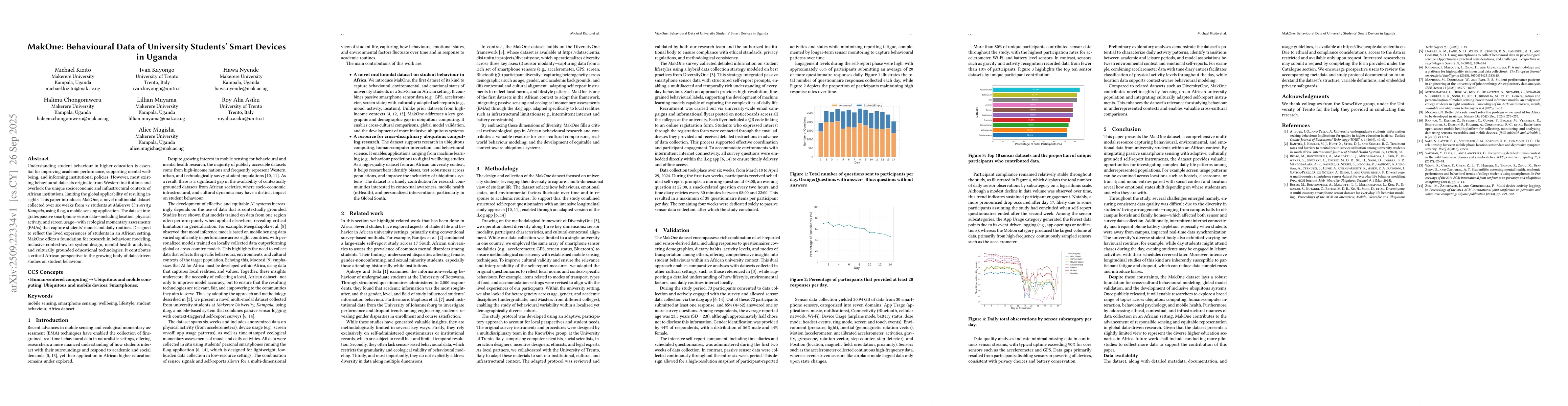 Thumbnail for MakOne: Behavioural Data of University Students' Smart Devices in Uganda