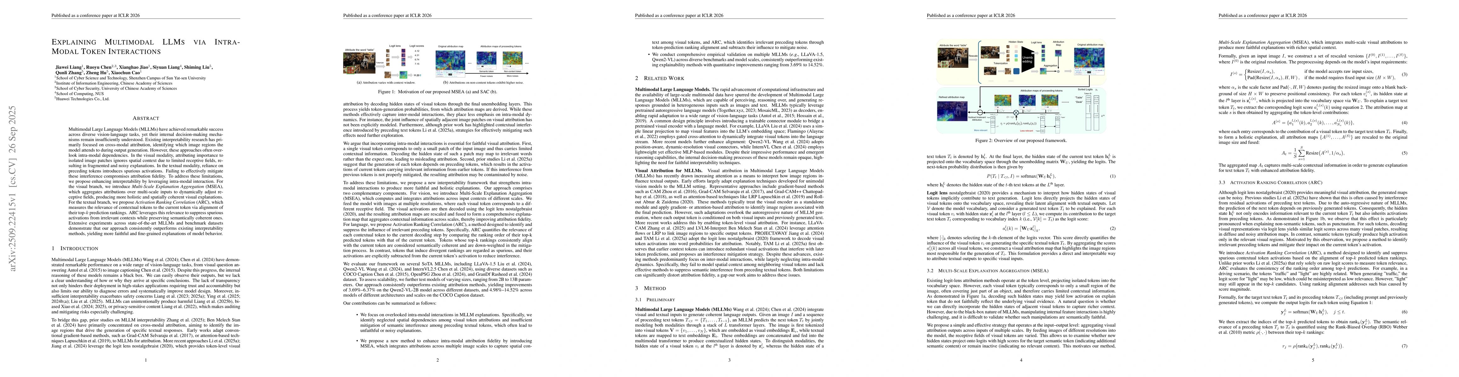 Thumbnail for Explaining multimodal LLMs via intra-modal token interactions
