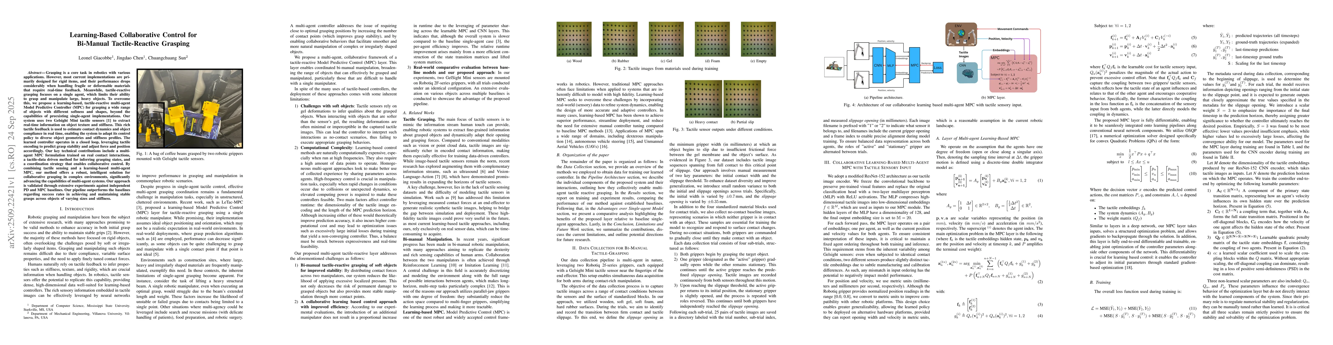 Thumbnail for Learning-Based Collaborative Control for Bi-Manual Tactile-Reactive
  Grasping