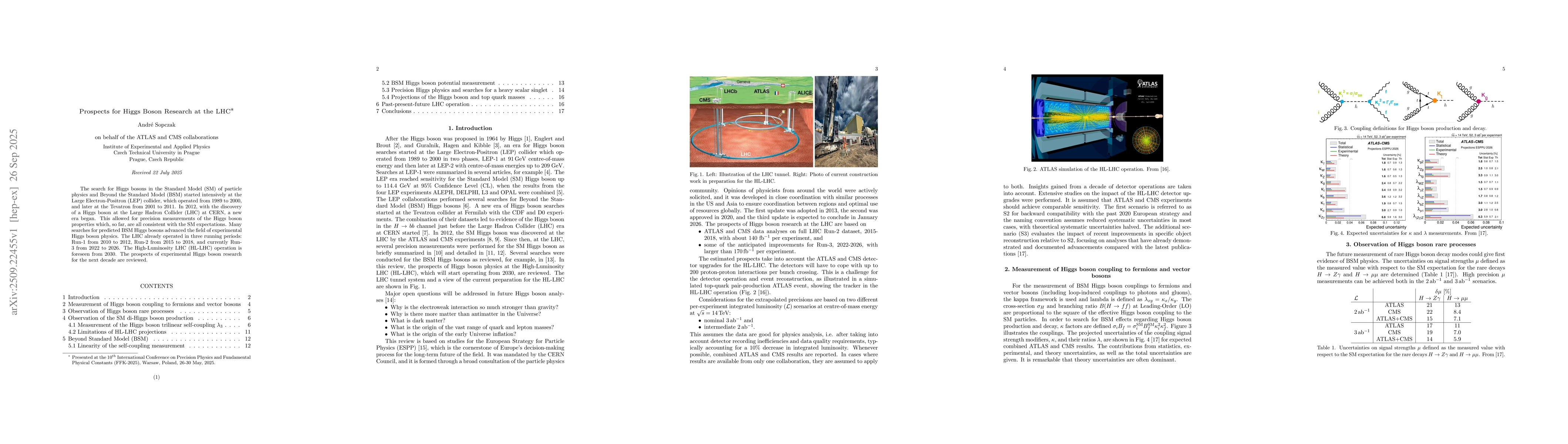 Thumbnail for Prospects for Higgs Boson Research at the LHC