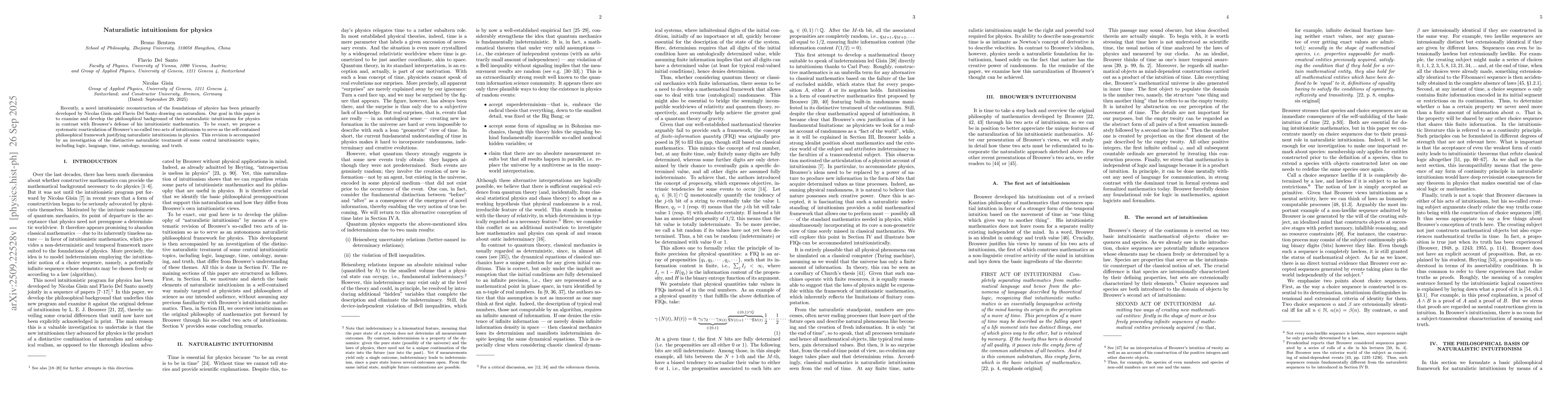 Thumbnail for Naturalistic intuitionism for physics