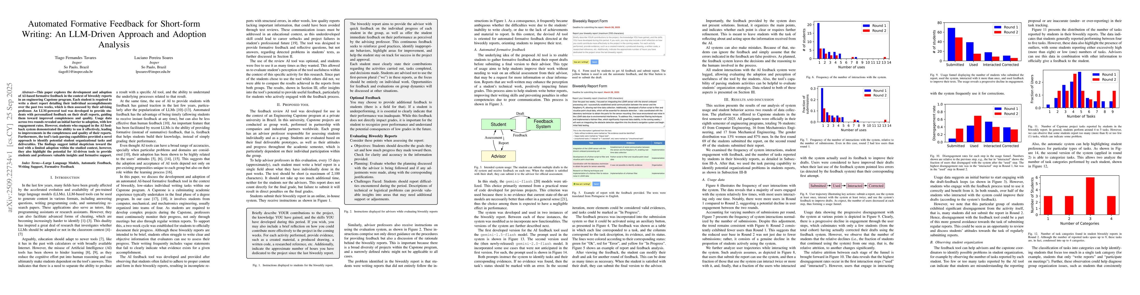 Thumbnail for Automated Formative Feedback for Short-form Writing: An LLM-Driven
  Approach and Adoption Analysis
