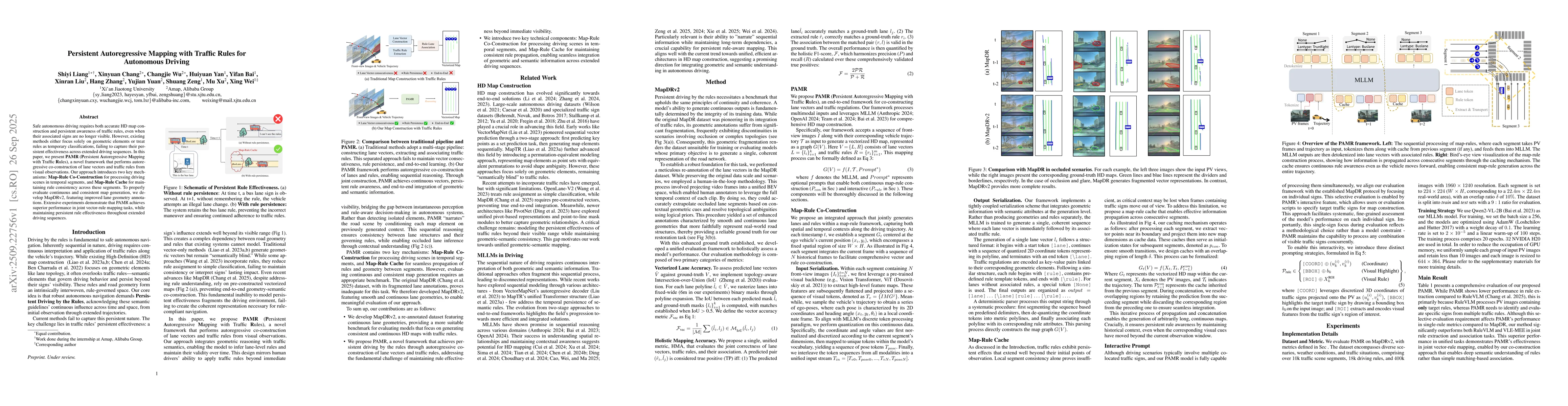 Thumbnail for Persistent Autoregressive Mapping with Traffic Rules for Autonomous
  Driving