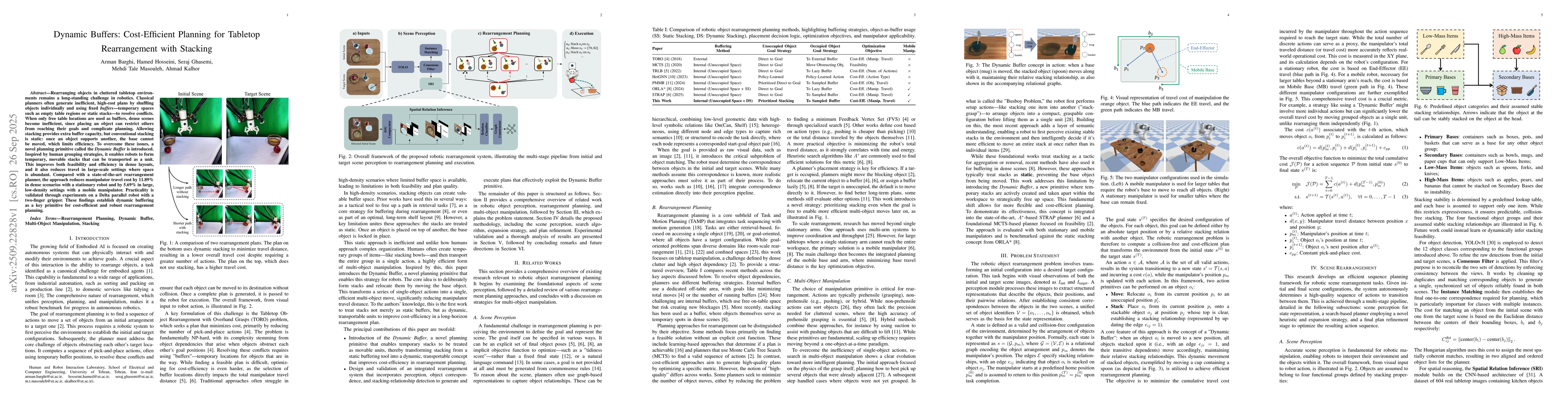 Thumbnail for Dynamic Buffers: Cost-Efficient Planning for Tabletop Rearrangement with
  Stacking