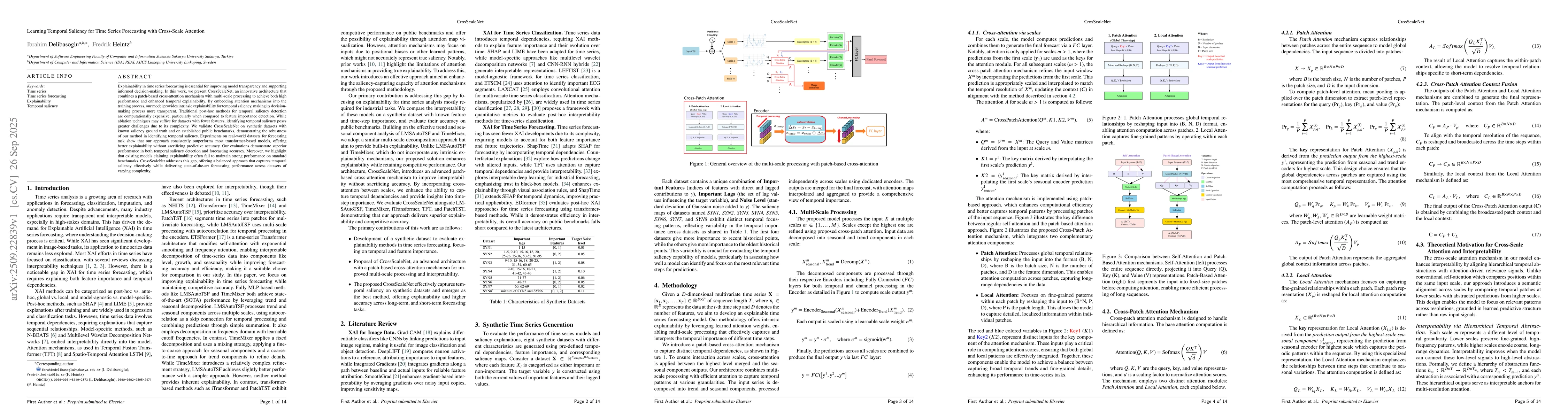 Thumbnail for Learning Temporal Saliency for Time Series Forecasting with Cross-Scale
  Attention