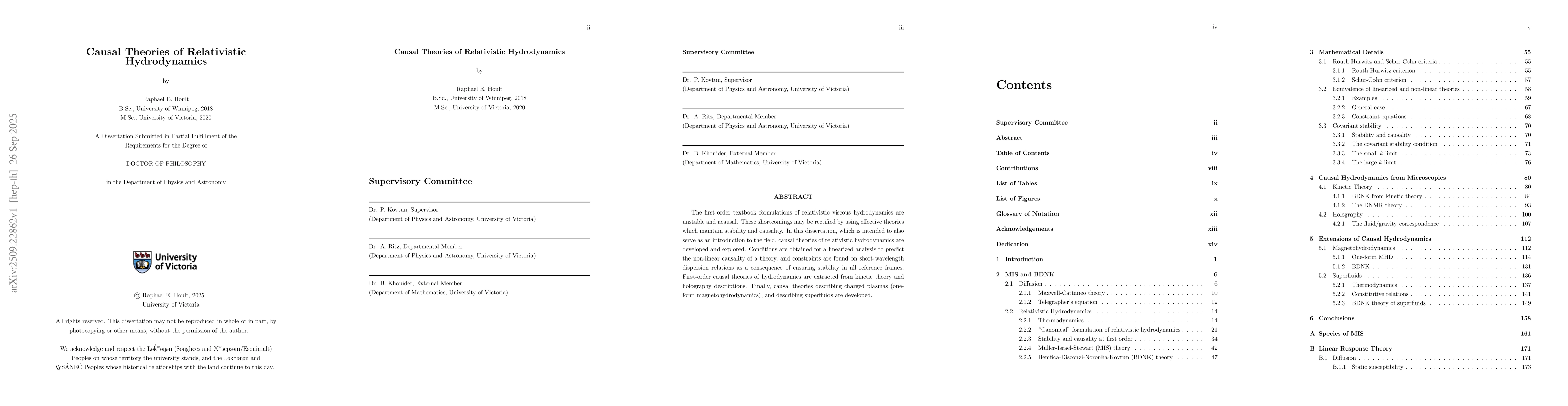 Thumbnail for Causal Theories of Relativistic Hydrodynamics