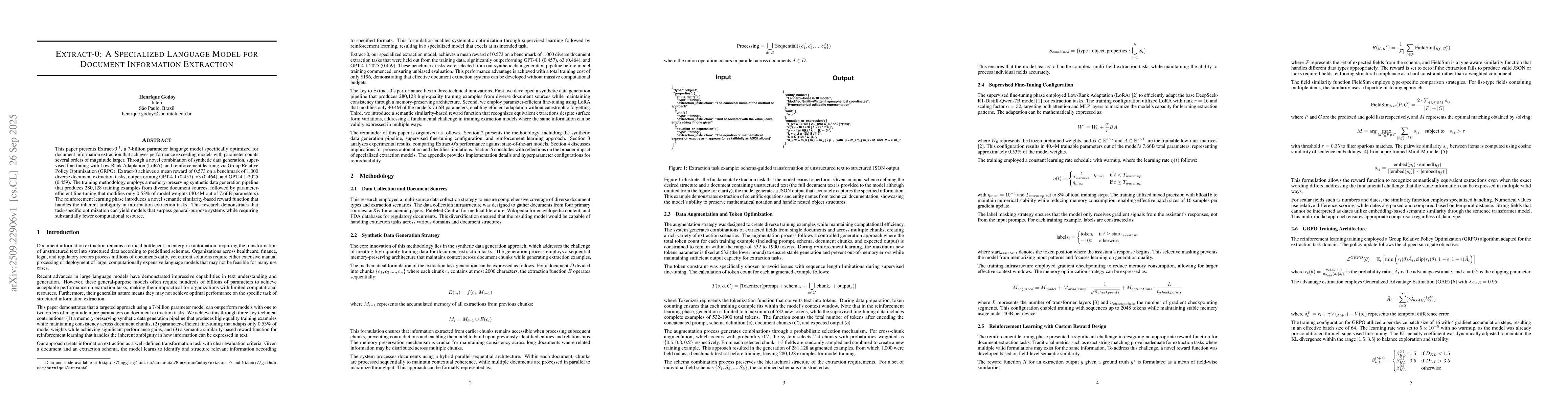 Thumbnail for Extract-0: A Specialized Language Model for Document Information
  Extraction