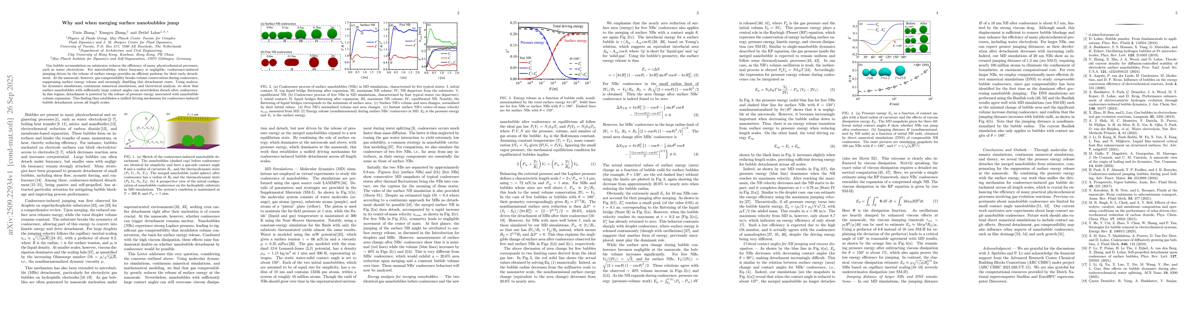 Thumbnail for Why and when merging surface nanobubbles jump