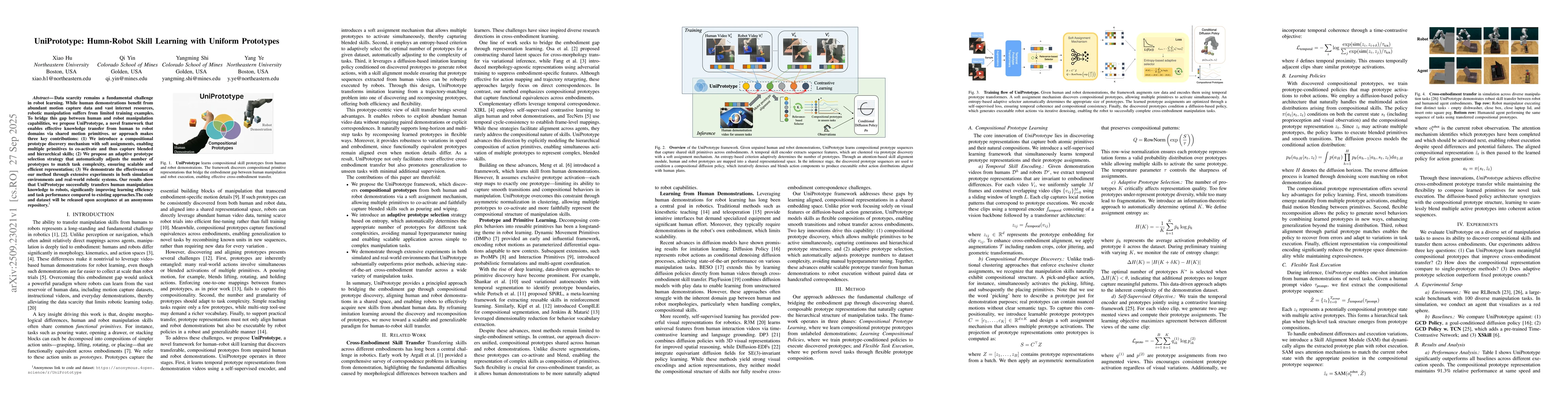 Thumbnail for UniPrototype: Humn-Robot Skill Learning with Uniform Prototypes