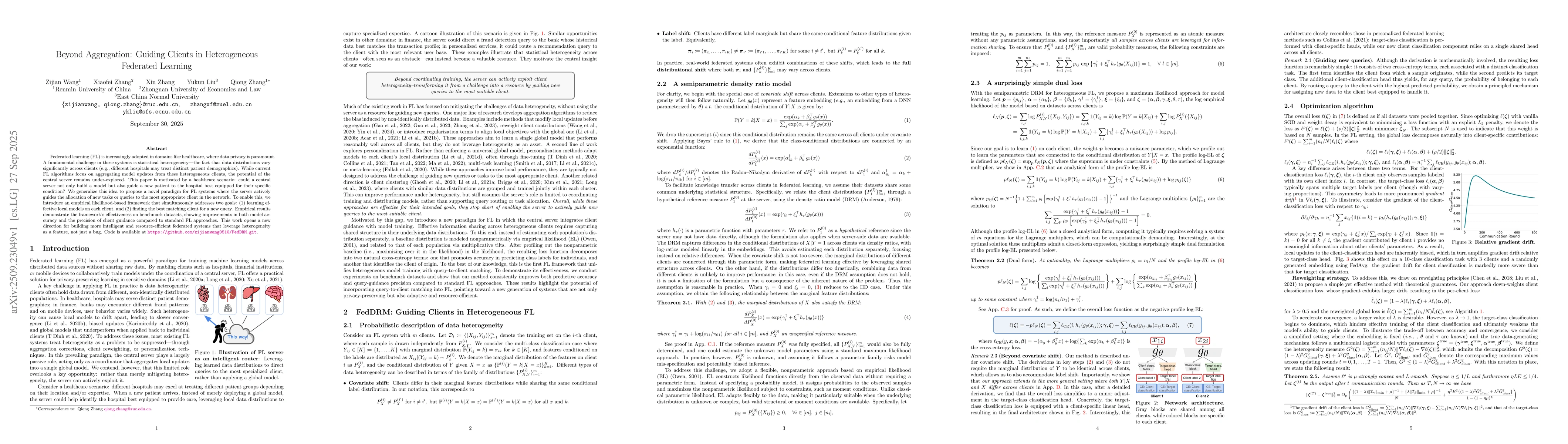 Thumbnail for Beyond Aggregation: Guiding Clients in Heterogeneous Federated Learning