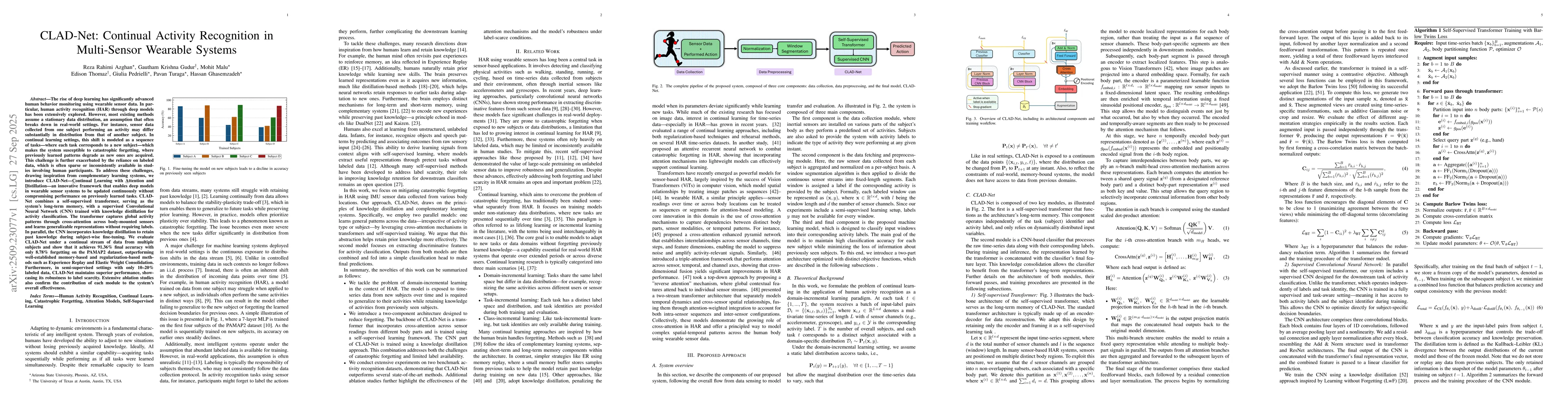Thumbnail for CLAD-Net: Continual Activity Recognition in Multi-Sensor Wearable
  Systems