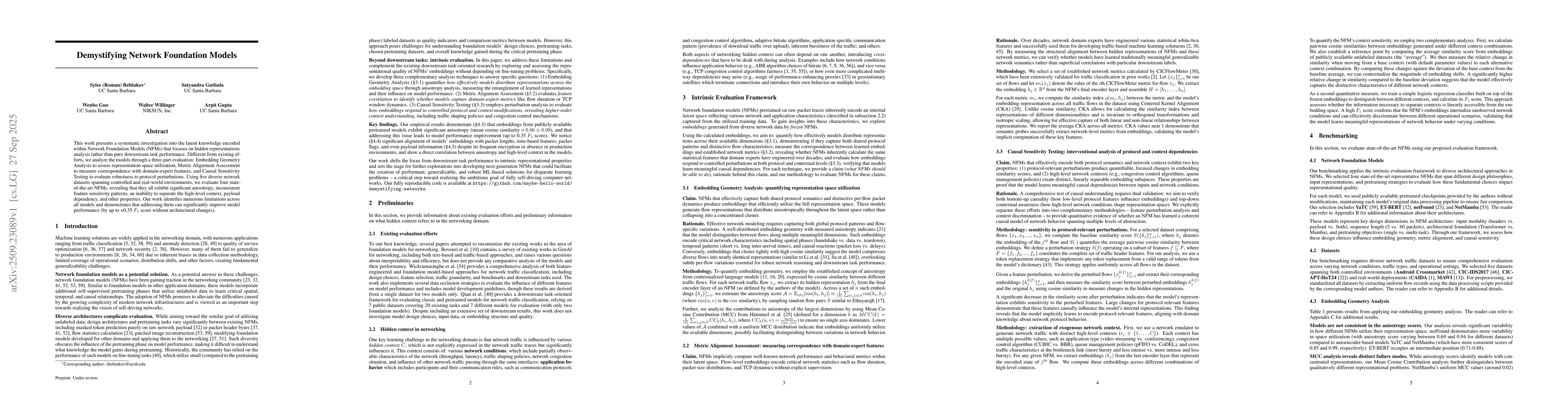 Thumbnail for Demystifying Network Foundation Models