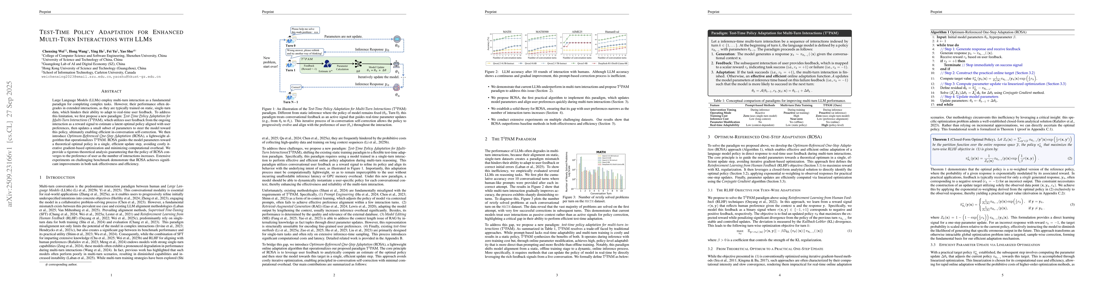 Thumbnail for Test-Time Policy Adaptation for Enhanced Multi-Turn Interactions with
  LLMs