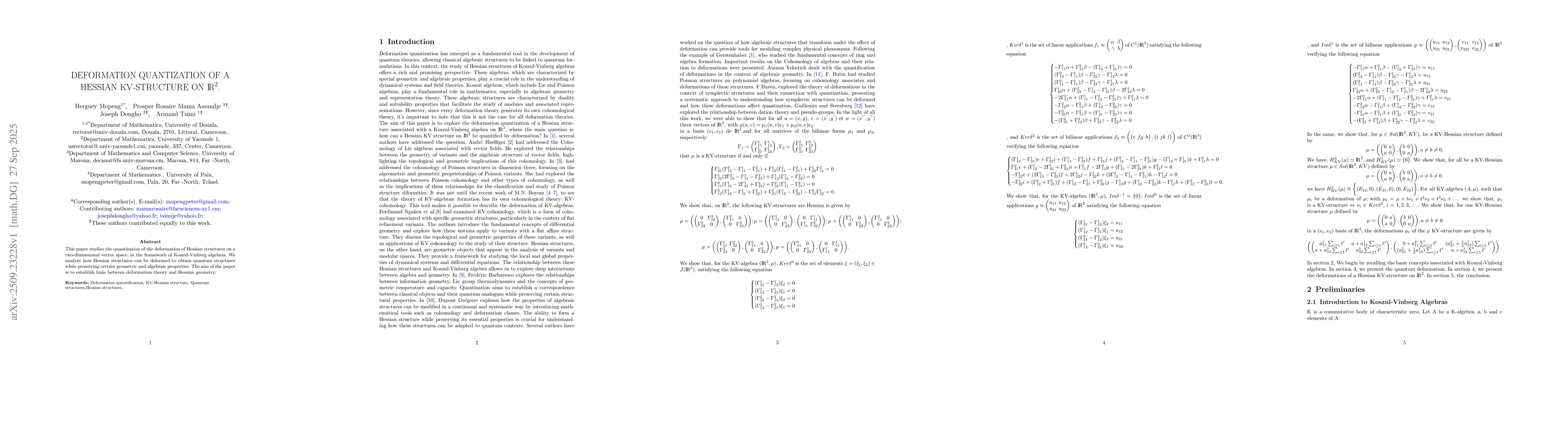 Thumbnail for Deformation quantization of a hessian KV- structure on $\mathbb{R}^2$