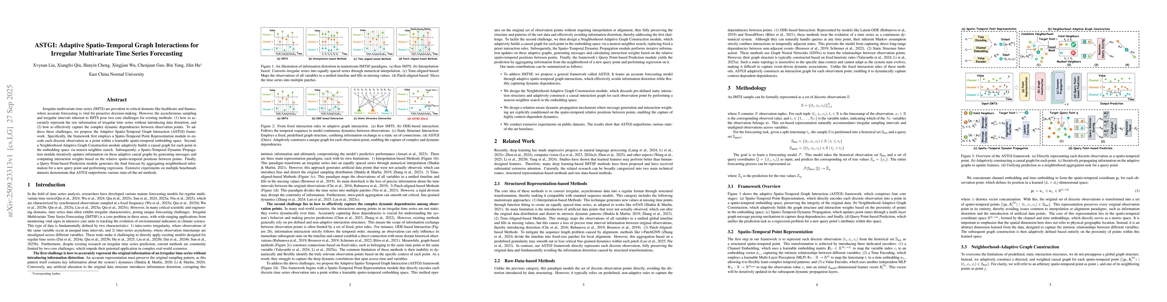 Thumbnail for ASTGI: Adaptive Spatio-Temporal Graph Interactions for Irregular
  Multivariate Time Series Forecasting