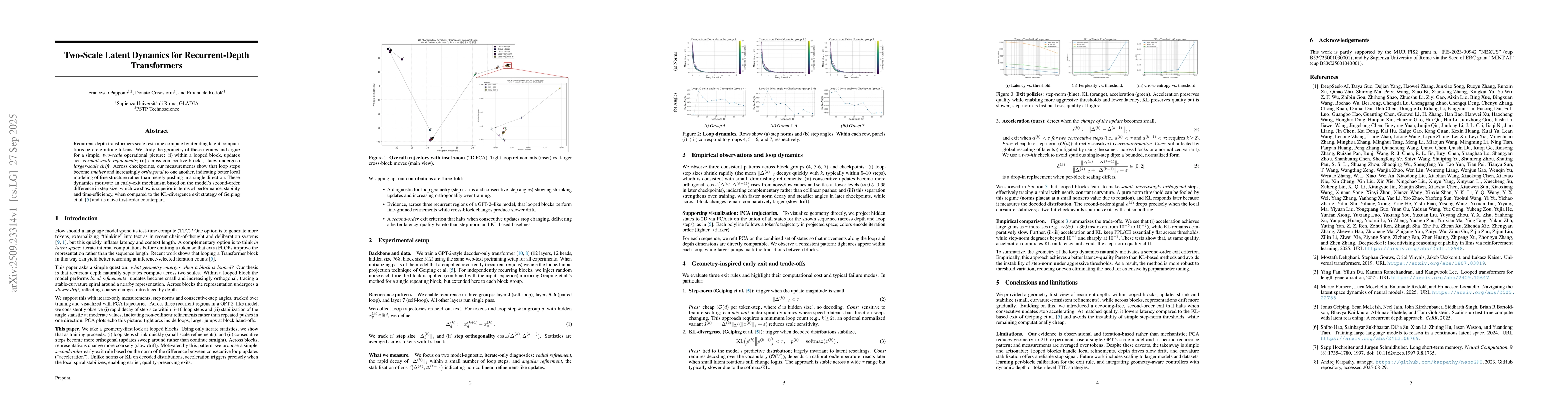 Thumbnail for Two-Scale Latent Dynamics for Recurrent-Depth Transformers