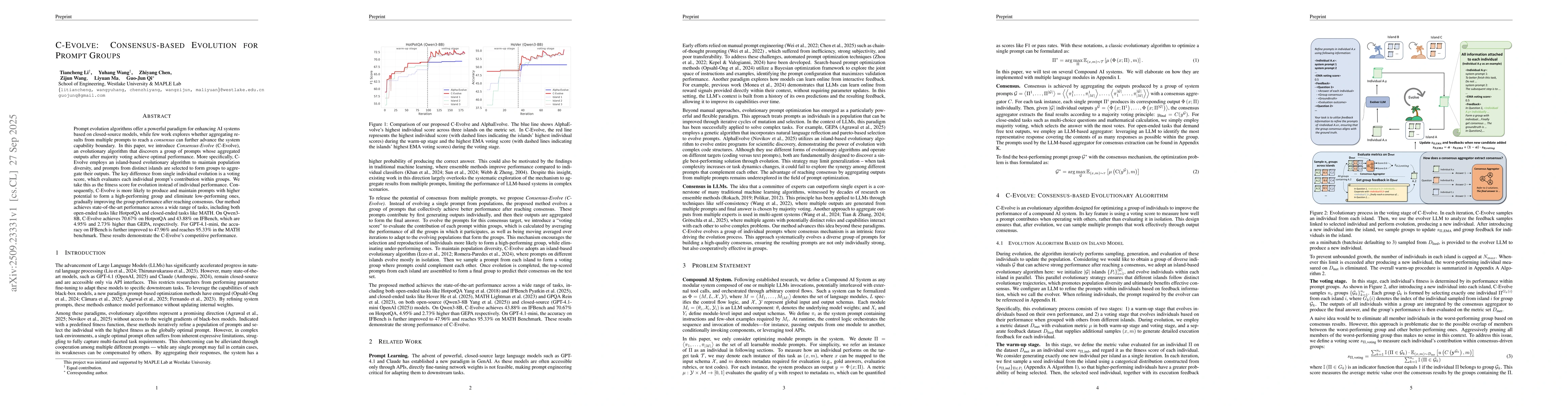 Thumbnail for C-Evolve: Consensus-based Evolution for Prompt Groups