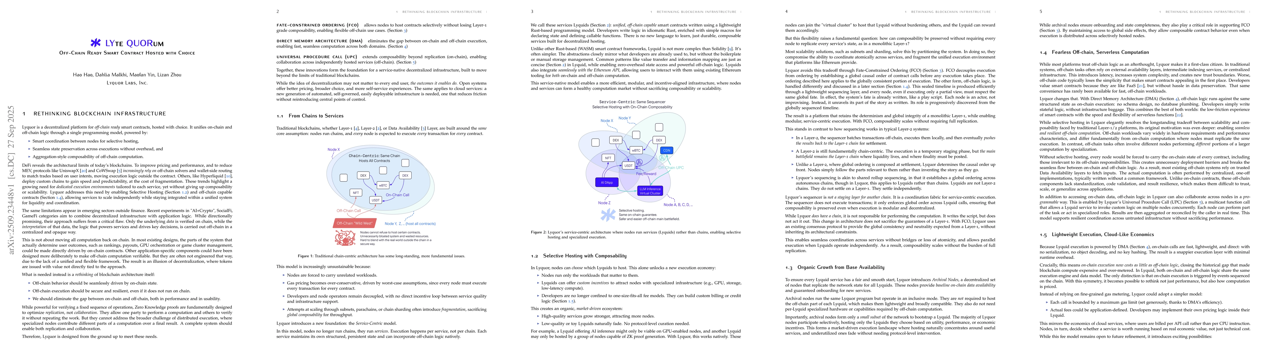Thumbnail for Lyte Quorum: Off-Chain Ready Smart Contract Hosted with Choice