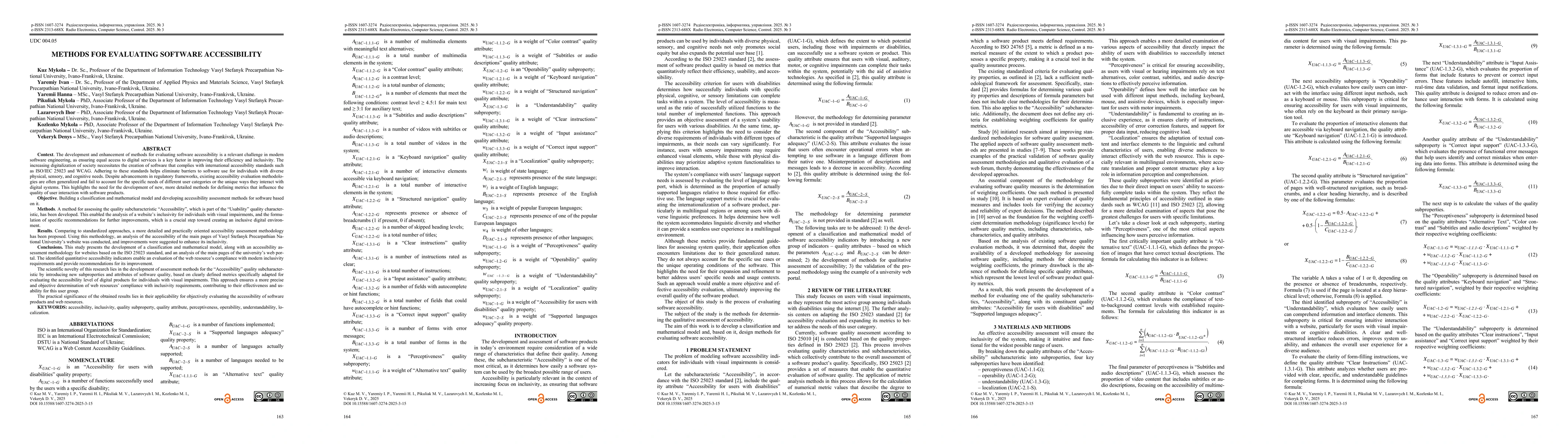 Thumbnail for Methods for evaluating software accessibility