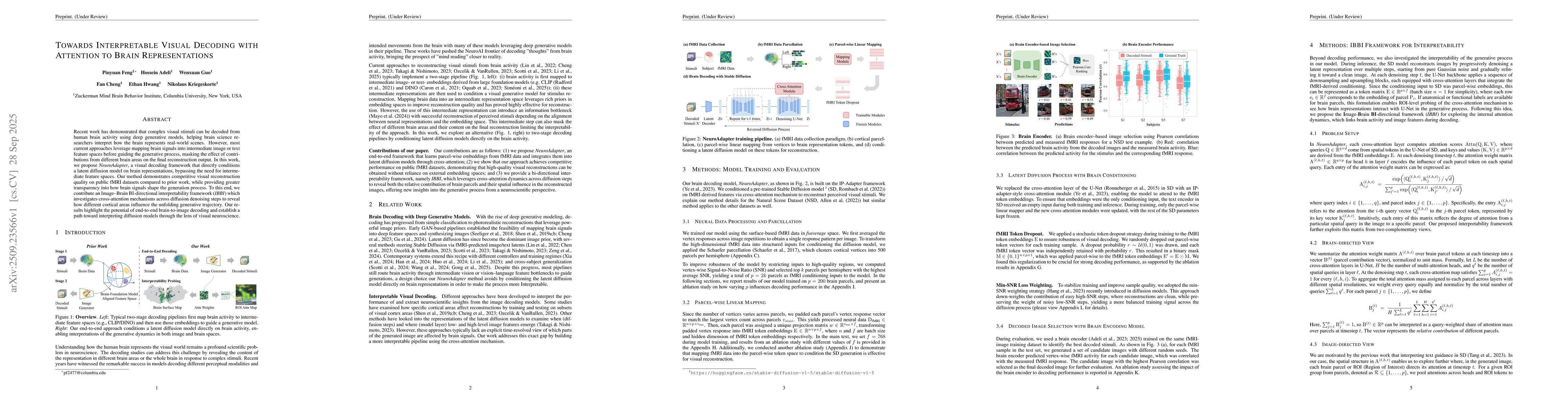 Thumbnail for Towards Interpretable Visual Decoding with Attention to Brain
  Representations