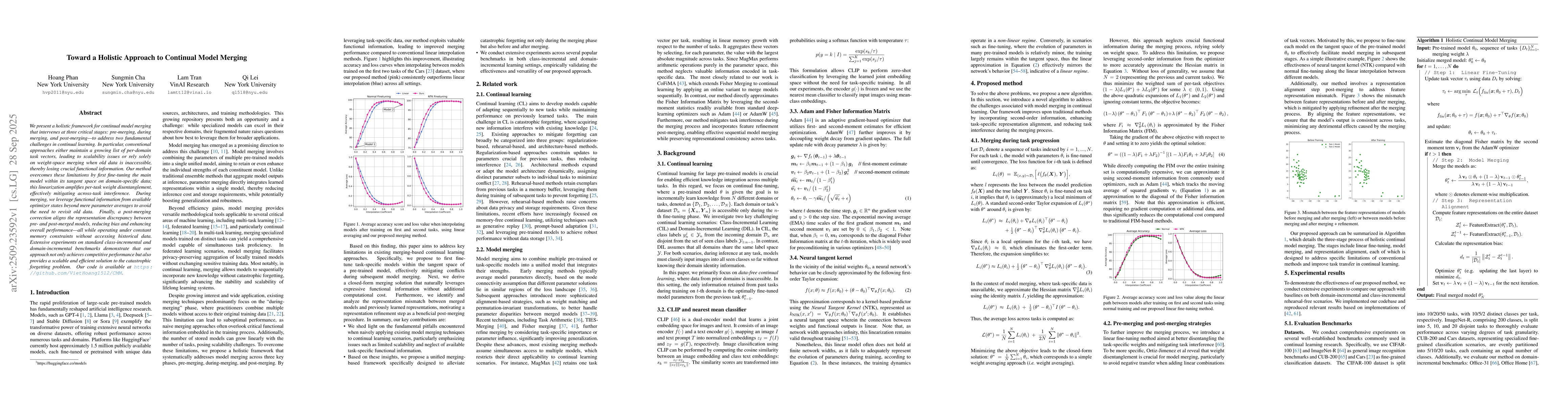 Thumbnail for Toward a Holistic Approach to Continual Model Merging