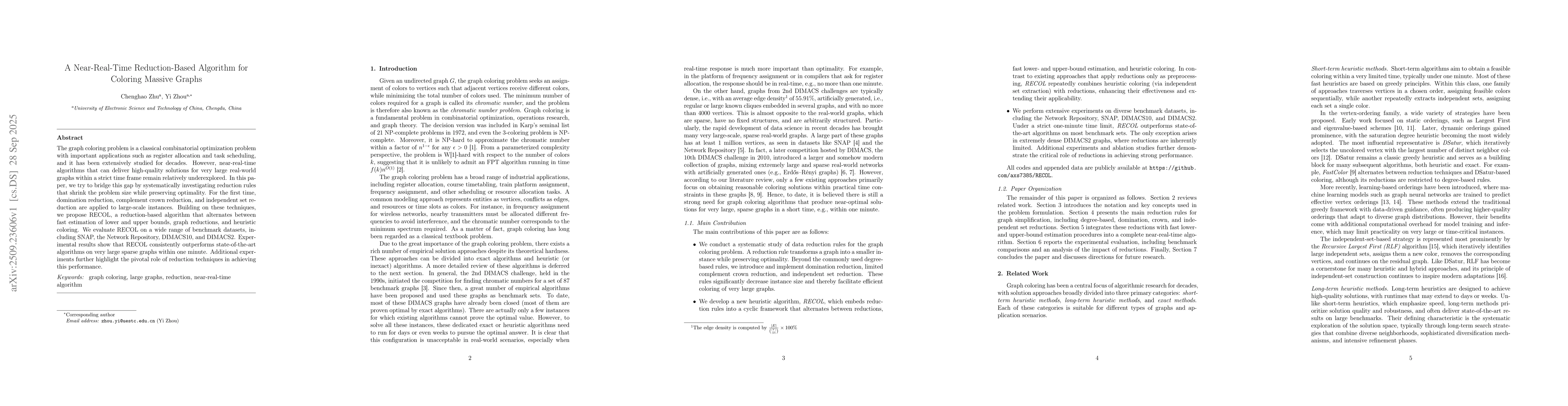 Thumbnail for A Near-Real-Time Reduction-Based Algorithm for Coloring Massive Graphs