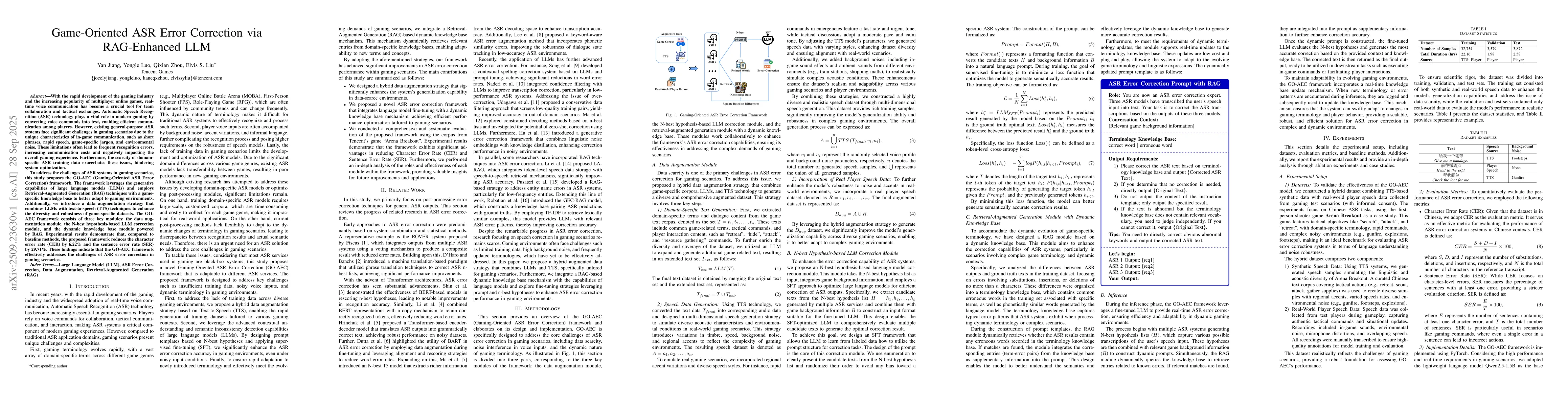 Thumbnail for Game-Oriented ASR Error Correction via RAG-Enhanced LLM